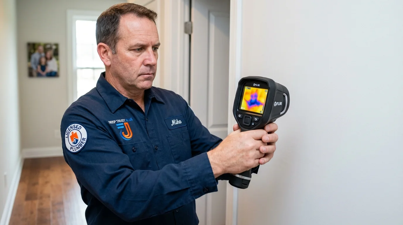 Thermal imaging leak detection by Johns Plumbing LLC in Medical Lake